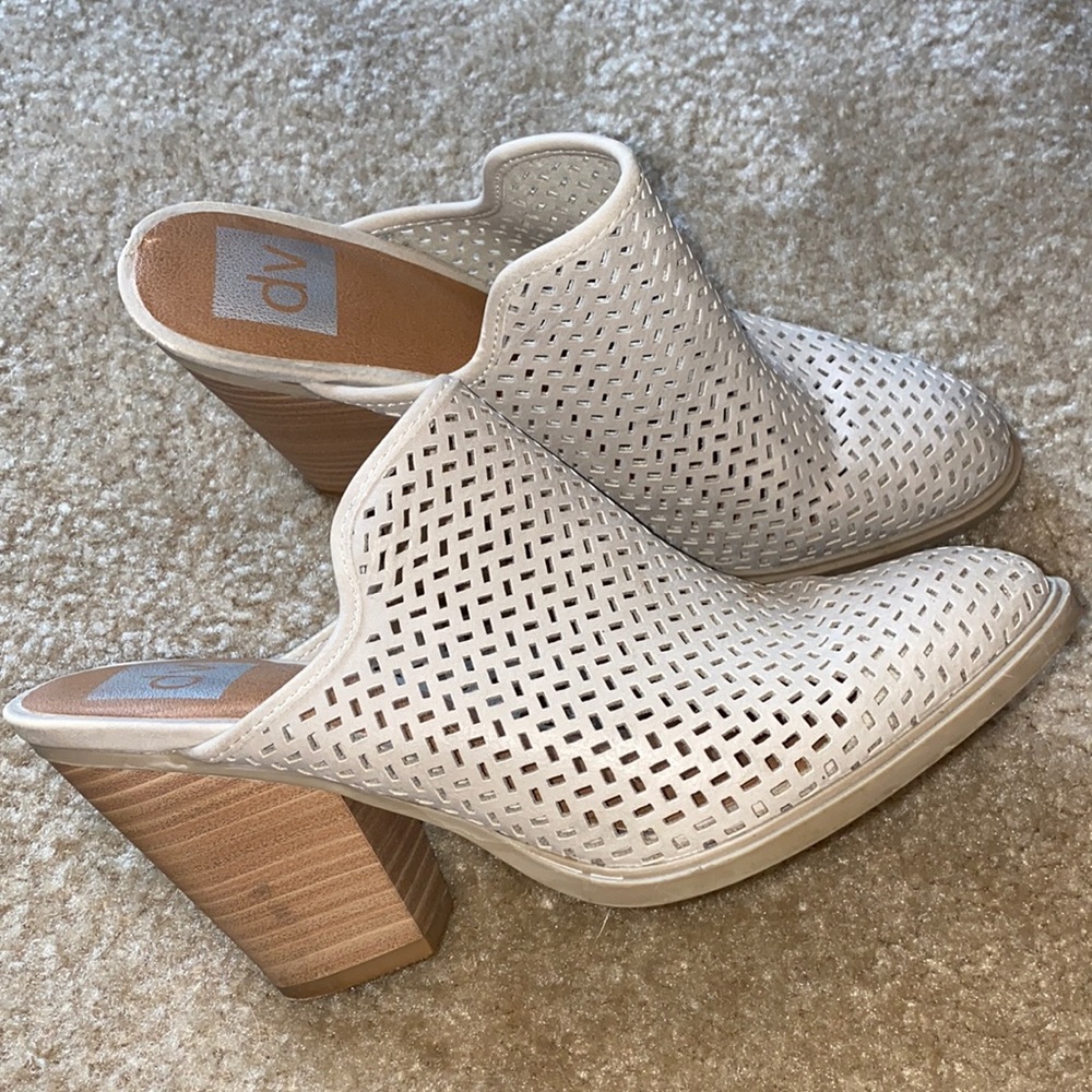 Dolce Vita Tan Stacked Mules